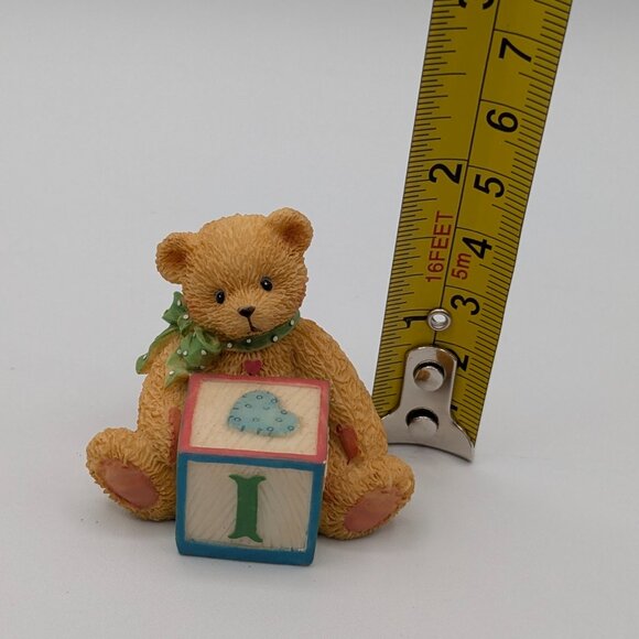 Cherished Teddies Bear with ABC "I" Block (158488I) 1995 - Picture 9 of 10